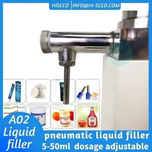 A02 Liquid Quantitative Manual Filling Machine Automatic Paste Filler