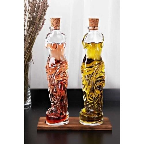 Oil Bottle Female Body Dual Venus Set 700 ml Elegant Special Design Creative Kitchen Utensils