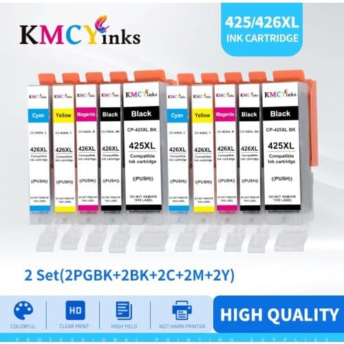 KMCYinks For Canon PGI 425 CLI 426 XL Pixma IX6540 MG5140 MG5240 MG5340 MX884 MX894 MX714 IP4840 IP4940 Printer Ink Cartridges