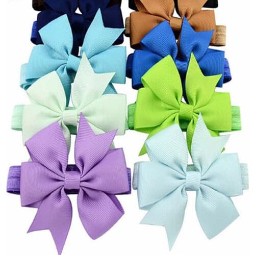 Europe and the United States childrens jewelry baby hair ribbon fish bow hair band baby headband