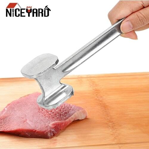 NICEYARD Cooking Tools Double-sided Knock-sided Hammer Meat Tenderizers Aluminum Alloy Meat Pounders Steak Tenderizer