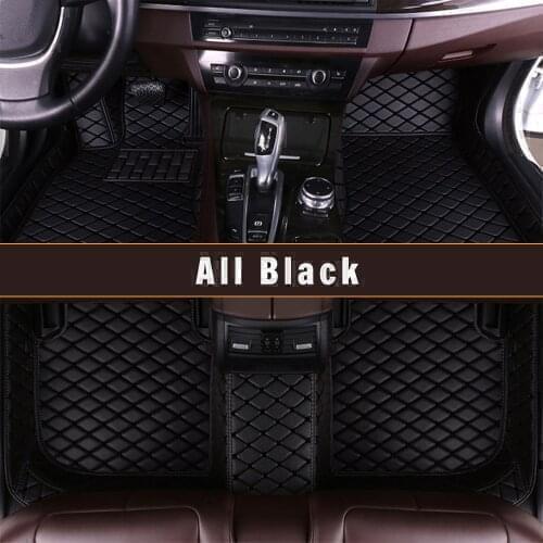 Custom Leather Car Floor Mats For Chevrolet Sonic LT-RS 2011 2012 2013 2014-2016 Carpet Mats Auto Parts Interior Accessories