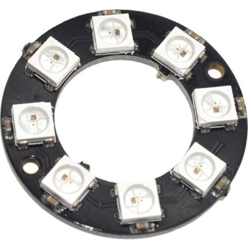 RGB LED Ring 8 Bits LEDs WS2812 5050 RGB LED Ring Lamp Light with Integrated Drivers