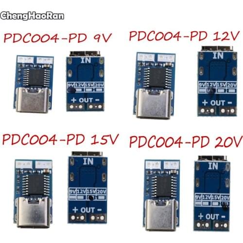 ChengHaoRan-C type Pd decoy module, trigger line pd23.0 to CC, charger qc4, 9V, 12V, 15V, 20V, pdc004-pd