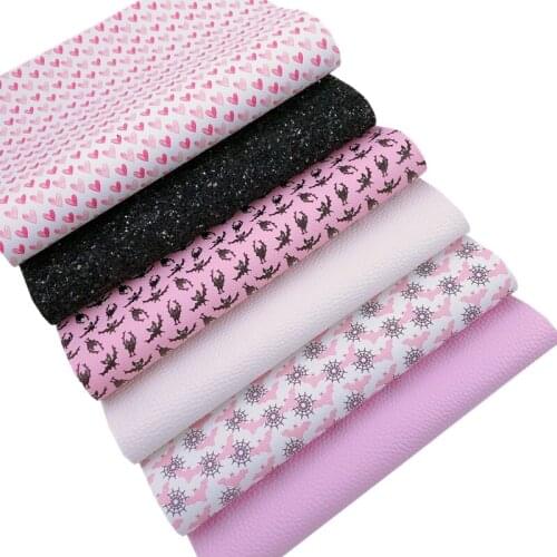 New Rainbow 30X22CM/A4 Sheets Pink Happy Halloween Bundle For Making Bows, Hairclips, DIY Crafts, Accessories, Homedecor