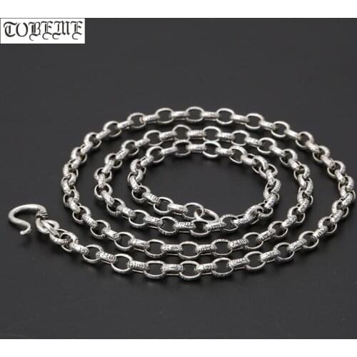 Handmade 100% 925 Silver Tibetan Six Words Proverb Necklace Sterling Buddhist OM Mani Padme Hum Neckalce Tibetan OM Necklace