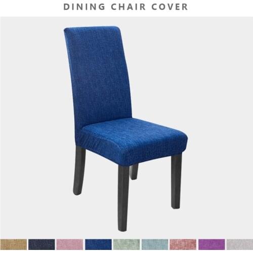 Removable Chair Cover for Dining Room Spandex Slipcover Case for Chair Kitchen Dining Chair Cover Elastic Stretch