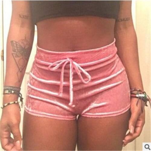 2020 New Sexy Shorts Women Elastic Waist Skinny Biker Shorts High Waist Shorts Fashion Mini Shorts Sexy Short Pants Women