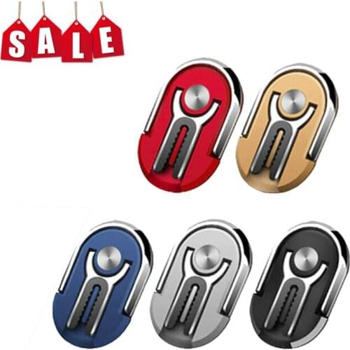 Multipurpose Mobile Phone Holder 360 Degree Car Air Vent Grip Mount Stand Rotation No Magnetic Finger Ring Phone Holder Bracket