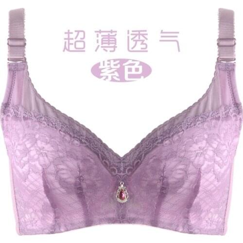 Vivninod ultra thin lace fly bra lace max 40C 95C bralette sexy bh push up underwear women sheer bras female brassiere lingerie