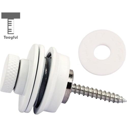 Tooyful 1pc Electric Guitar Safety Straplock Strap Lock Button Flat Head Guitar Accessories