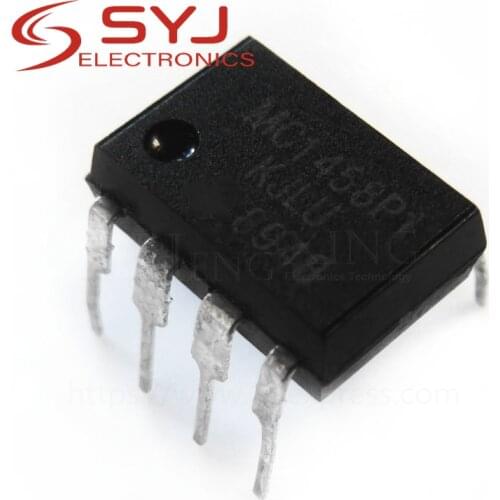 10pcs/lot MC1458P1 MC1458N MC1458CP MC1458 DIP-8 In Stock