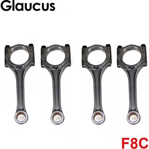 4pcs F8C engine connecting rod conrod for Daewoo Tico 796CC 0.8L Petrol SOHC 6V 1986- 12160-78800-000 1216078800000