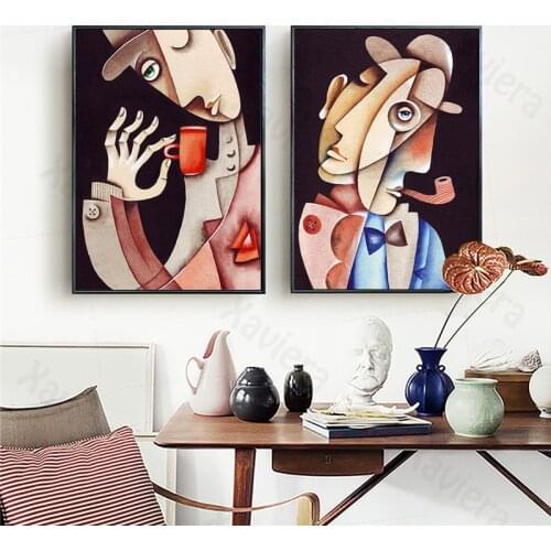 Picasso Abstract Canvas Painting Famous Paintings Art Wall Posters and Prints Home Decoration Living Room Modern Nordic Pictures