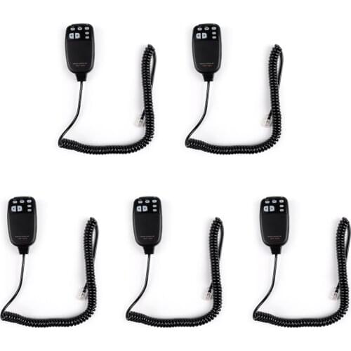 Artudatech 5Pcs DTMF HM-98S 8Pin Microphone For Icom IC-2100H IC-2200H IC-2800H IC-2710H IC-V8000 IC2100H IC2200H IC2800H Radio