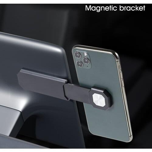 Phone Mount Adjustable Monitor Expansion Bracket Car Magnetic Screen Side Phone Support Holder for Tesla Model 3 Y X S