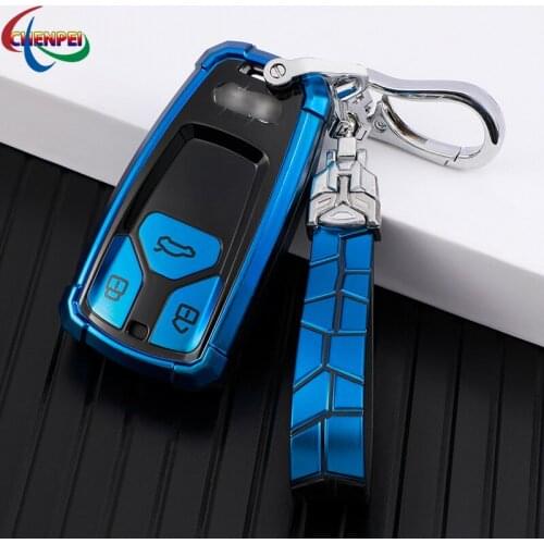 TPU Soft Rubber For Audi Special Car Key Case A4L 2019 Q5L Q7 A5 A6L 2020 Car Key Cover Shell Car Accessories