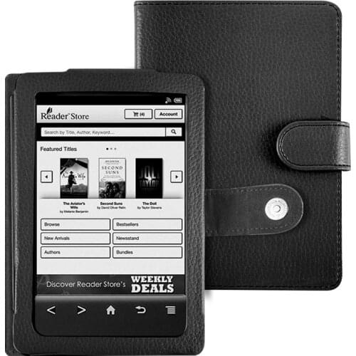Cover Case for Sony Prs T2, Ereader Funda for Sony Ebook Prs-T2 , Magnetic Closure PU Leather Protective Shell /Skin