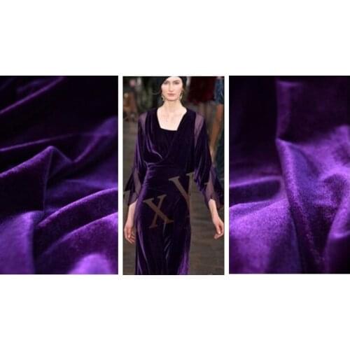 Europe Style Evening Dress Velvet Fabric South Korea Pleuche patchwork telas Velvet felt tissue Solid fabrics for patchwork