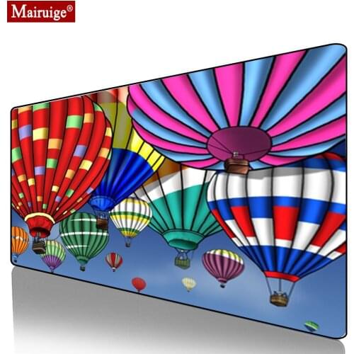 Hot Air Balloon Mouse Pad Large Landscape Colored Mat Turkey MousePad 90x40cm Gaming Accessories Desktop Pad