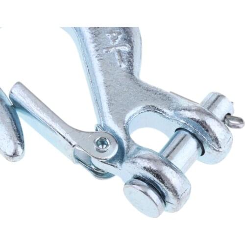 1/4 Inch Steel Clevis Winch Hook Recovery 4x4 4WD Heavy Duty Chain Hook Slip Hook Zinc Plated For Trailer ATV Boat