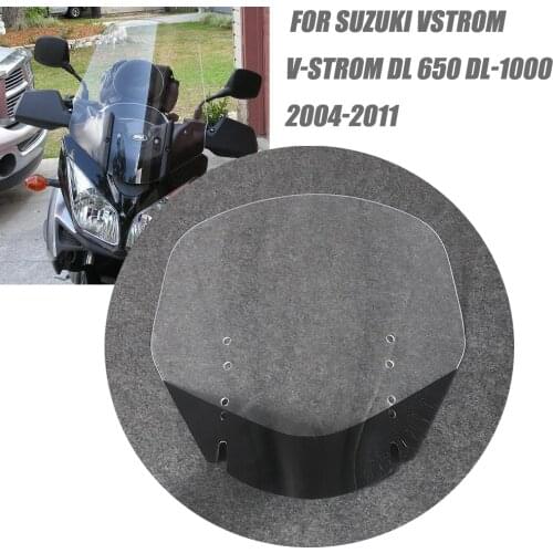 Motorcycle Windscreen Windshield High Quality For Suzuki Vstrom V-strom DL 650 1000 2006 - 2009