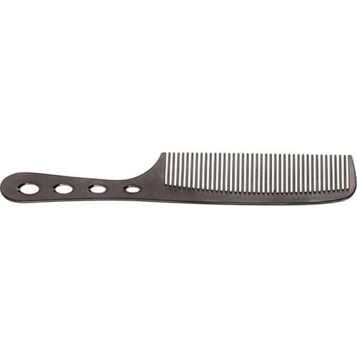 4 Colors Fashion Aluminum Metal Cutting Comb Hair Hairdressing & Barbers Salon Professional Combs Beauty Makeup Tool