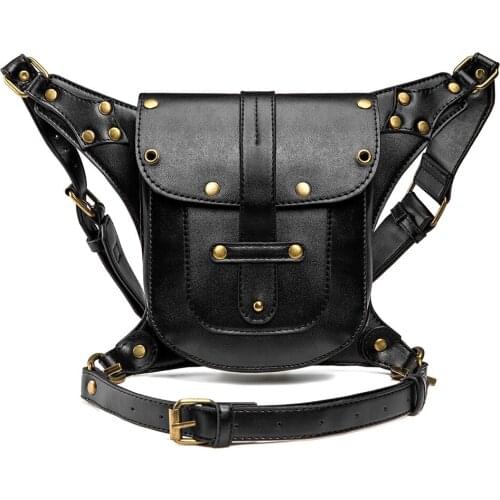 Newhotstacy Bag 08052021 Ladies single shoulder messenger bag small bag Punk tactics waist bag