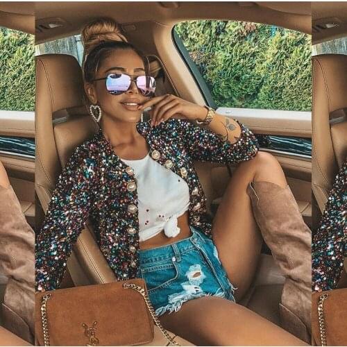 2020 New Arrival Colorful Coat Fashion Button Vintage Top Celebrity Elegant Club Wear Spring Outfit Party Dress