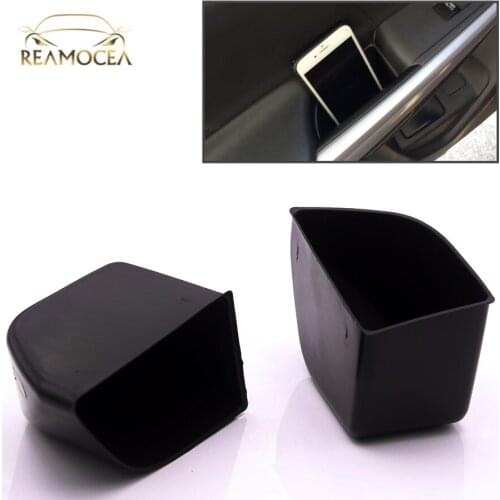 Reamocea 2Pcs For Honda Accord 2008 2009 2010 2011 2012 Interior Front Left Right Door Handle Armrest Storage Box Bin Cup Tray