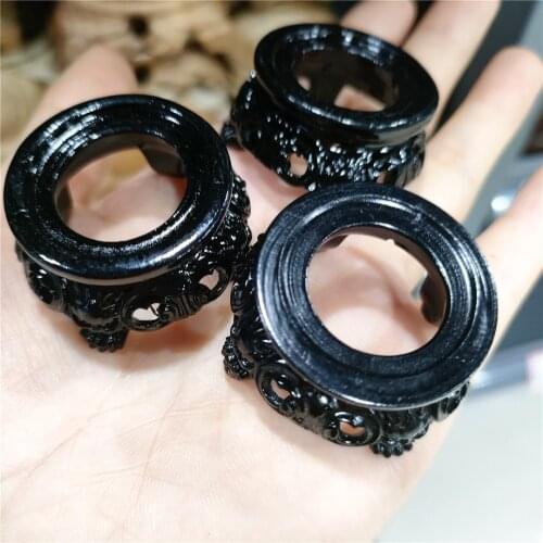 Dropshipping 3PCS Resin Crystals Stand For Globe ball sphere egg Chakra Home Decoration