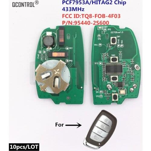 QCONTROL Car Remote Control Smart Key Electronic Circuit Board For Hyundai IX35 TUCSON P/N: 95440-2S600