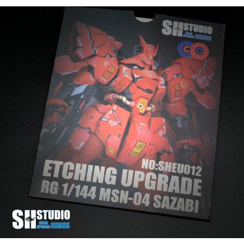 SH Studio Inbouwen Suite Van Etsen Upgrade Voor MSN-04 RG 1/144 MSN-04 Sazabi Gundam Model Mobiele Pak Kinderen Speelgoed