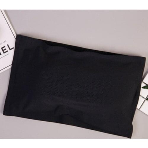 Summer Women Modal Bandeau Top Solid Breathable Strapless Bra Bandeau Soft Seamless Women Casual Tank Crop Tops