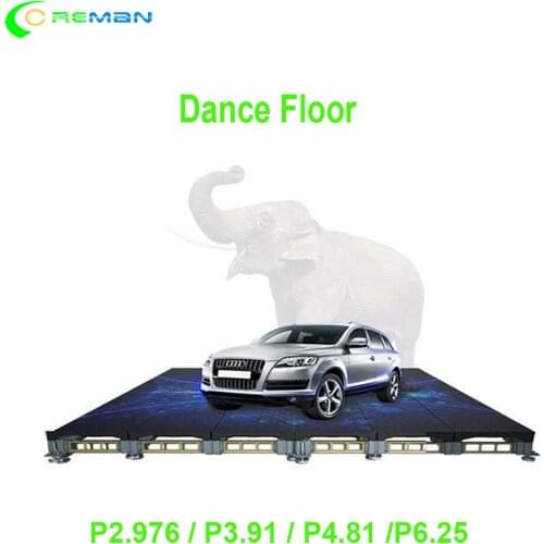 Outdoor indoor P2.976 P3.91 P4.81 stage video screen display Super thin LED dance floor led stage screen interactive