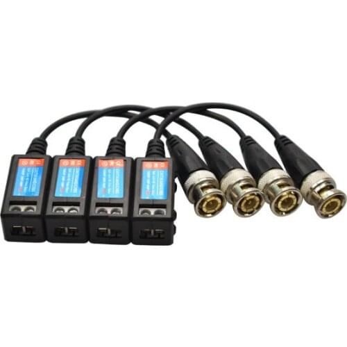 UTP202A Twisted Pair Transmitter Coaxial HD BNC to Network Cable HDvideoBalun 8MP Lightning Protection Transmission