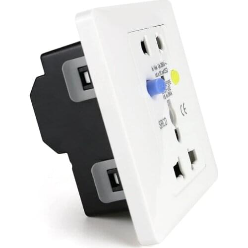 RCD Wall-Mounted Embedded Conversion Socket is Used for Household Air Conditioner Travel Leakage-Proof Portable Circuit Breaker