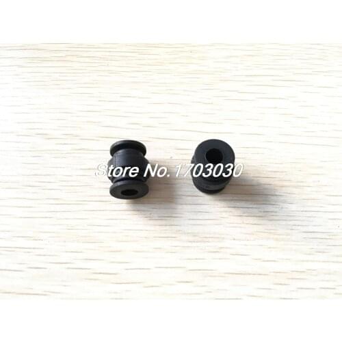 10Pcs 7mm Dia 20mm Height Black Rubber Shock Absorption Gimbal Damping Ball