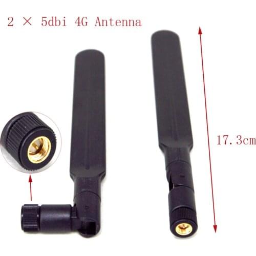 2cs 4G Antenna Omni 5dbi Aerial SMA male Connector 4Ghz Antenna 17.3cm