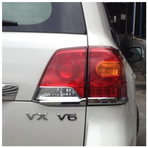 2012-2015 Chrome Tail Light Lamp Cover For Toyota Land Cruiser 200 FJ 200 Accessories