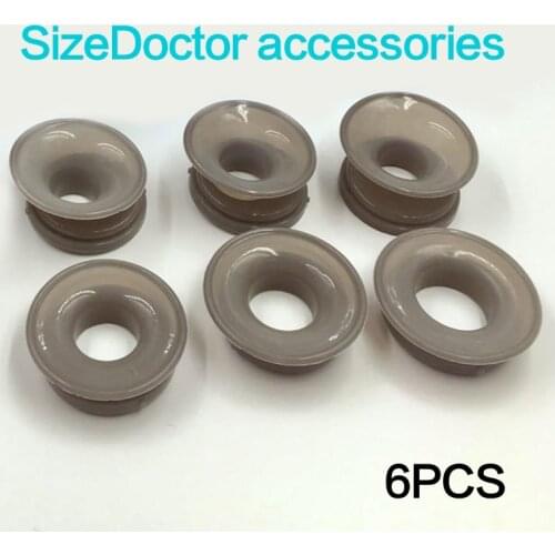 6pcs/set Vacuum Silicon sleeve part kit for Sizedoctor Longer Cups Pro extender Stretcher Replacement Sleeves Penis rings pump