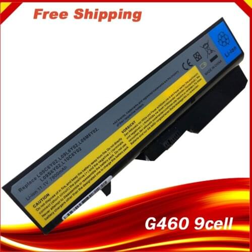 7800MAH Laptop Battery For Lenovo IdeaPad G460 B470 V470 B570 G470 G560 G570 G770 G780 V300 Z370 Z460 Z470 Z560 Z570 K47