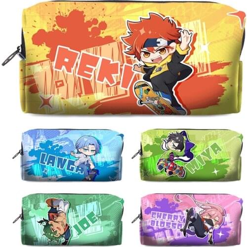 Anime SK8 the Infinity SK EIGHT Pen Bag MIYA REKI Joe Cartoon Stationery Pencil Box Pencil Case School Supplies Student Gift