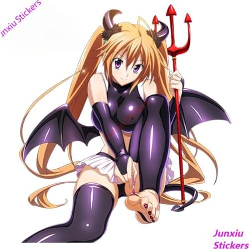 Car Sticker Sexy Girl Waterproof High School DxD Funny Rossweisse Rendering Anime JDM Car Scratch-Proof Exterior PVC13x12cm