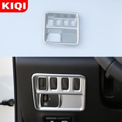 Car Styling Front Head Light Switch Panel Cover Trim Headlight Switch Knob Frame for Renault Koleos Samsung QM6 2016 - 2020