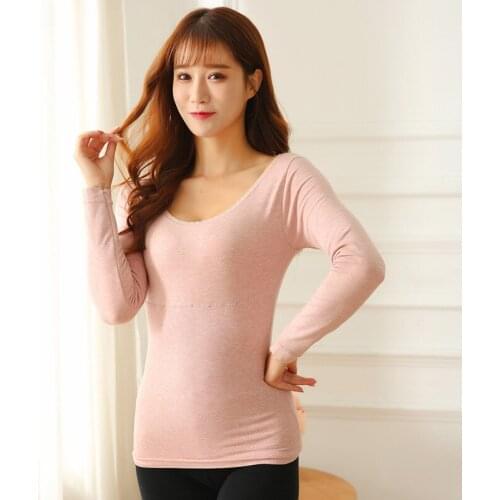 Seamless Warm Tops Ladies Slim Underwear Tops Girl Women Tunic Winter Thermal Underwear Winter