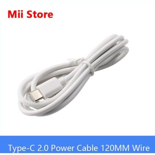 Type-C 2.0 Power Cable 120MM Wire with White Color Suitable for Orange Pi Raspberry Pi single board computer