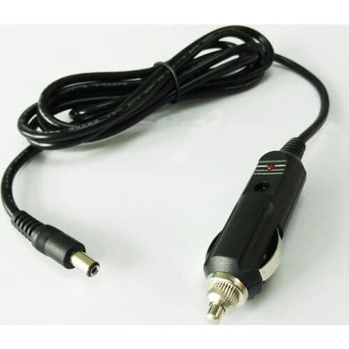 2m Car Charger Plug to DC5.5*2.1 Plug Quick Connector 5A/2464/20AWG Copper Cord Extension Cable for Mini Car DVR Camera Recorder