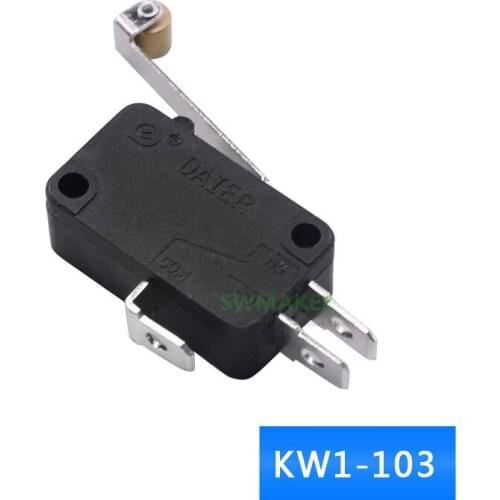 1pcs KW1-103-7 Microswitch Travel switch With roll ball handle Limit switch