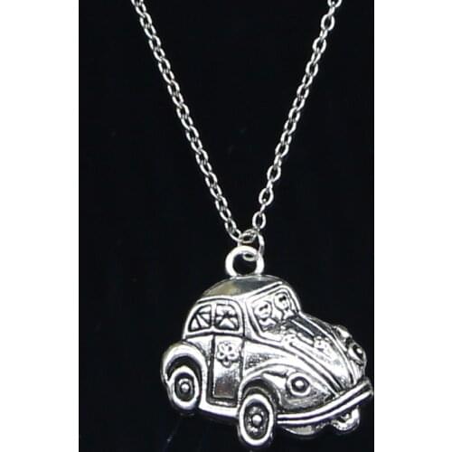 New Fashion Necklace 31x32mm retro classic cars Pendants Short Long Women Men Colar Gift Jewelry Choker